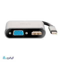 مبدل USB-C به VGA/HDMI مدل DUB-V210 برند D-Link