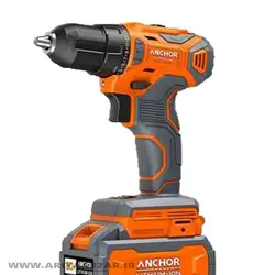 دریل شارژی دو سرعته براش لس 20 ولت آنکور مدل DCE1 ا Anchor DCE1 Cordless Drill