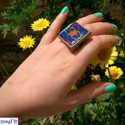 انگشتر برنزی زنانه