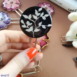 بوکمارک شیک طرح سیاه سفید