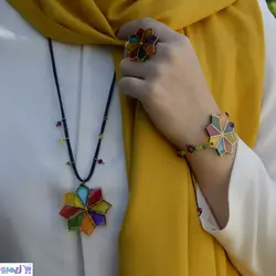 بدلیجات طرح رنگی رنگی