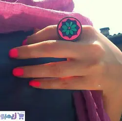 انگشتر رزینی زنانه
