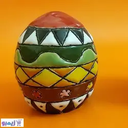 تخم مرغ رنگی سفالی
