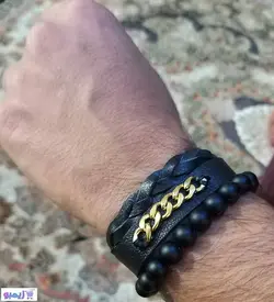 دستبند چرمی زوج