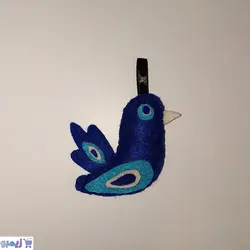 جاسوییچی نمدی طرح پرنده چشم نظر
