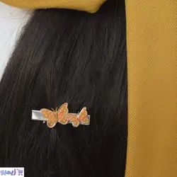 سنجاق سر شاپرک نارنجی