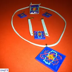 سرویس برنزی زنانه طرح اسلیمی