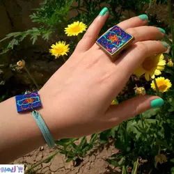 سرویس برنزی زنانه طرح اسلیمی