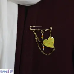 سنجاق سینه قلب