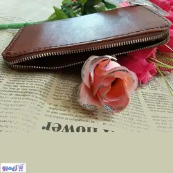 کیف پول چرمی زیپ‌دار