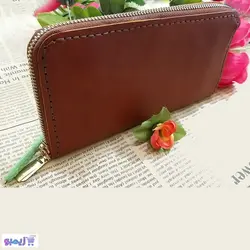 کیف پول چرمی زیپ‌دار
