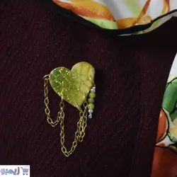 گل سینه طرح قلب