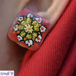 گوشواره میخی طرح اسلیمی