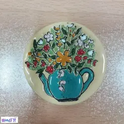 مگنت طرح گلدان میناکاری