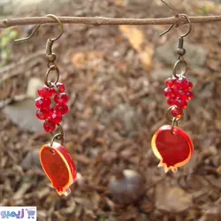 گوشواره ویترای ناردونه یلدایی