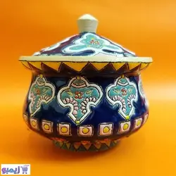 قندان میناکاری سفالی