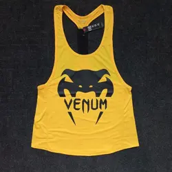 رکابی بدنسازی مردانه پشت کش ونوم زرد