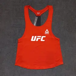 رکابی بدنسازی مردانه پشت کش ufc قرمز