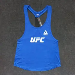 رکابی بدنسازی مردانه پشت کش ufc آبی