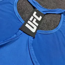 رکابی بدنسازی مردانه پشت کش ufc آبی