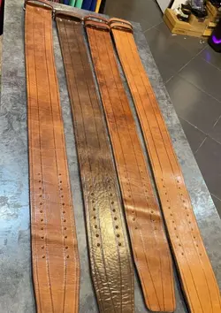 کمربند پاورلیفتینگ چرم بوفالو