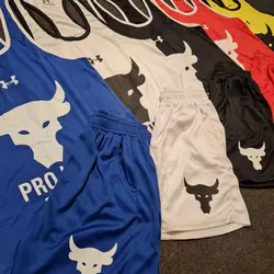 ست شلوارک و رکابی بدنسازی راک سفید کد 490