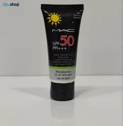 ضد آفتاب بی رنگ مک SPF 50 PA+++ مرطوب کننده برای انواع پوست Net Wt 60m - فروشگاه اینترنتی زیبا شاپ