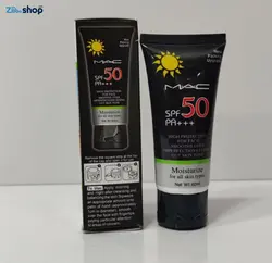 ضد آفتاب بی رنگ مک SPF 50 PA+++ مرطوب کننده برای انواع پوست Net Wt 60m - فروشگاه اینترنتی زیبا شاپ