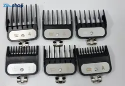 ست شانه ماشین اصلاح وال مدل Top set مجموعه 6 عددی - فروشگاه اینترنتی زیبا شاپ