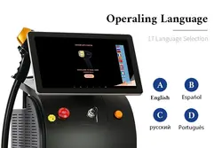 دستگاه لیزر سوپرانو تیتانیوم مکس برند DF - فروشگاه اینترنتی زیبا شاپ