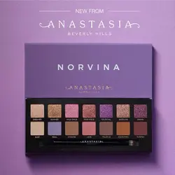 پالت سایه چشم آناستازیا مدل Norvina - فروشگاه اینترنتی زیبا شاپ