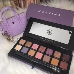 پالت سایه چشم آناستازیا مدل Norvina - فروشگاه اینترنتی زیبا شاپ