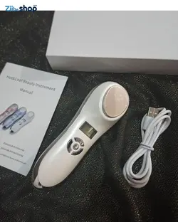 دستگاه اسکوم و ماساژو تقویت کننده و جوانسازی صورت سرد و گرم اسکوم تراپی و جوان ساز beauty instrument