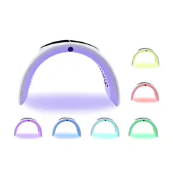 دستگاه تونل ال ای دی نور درمانی7رنگ تاشو Female led facial mask 7 colors led light therapy - فروشگاه اینترنتی زیبا شاپ