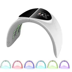 دستگاه تونل ال ای دی نور درمانی7رنگ تاشو Female led facial mask 7 colors led light therapy - فروشگاه اینترنتی زیبا شاپ