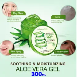 ژل آبرسان پوست آلوِئه ورا 99% 300 میل - فروشگاه اینترنتی زیبا شاپ