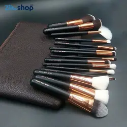 ست براش لاکچری 15 عددی مدل Zoeva(رنگ قهواه ای) - فروشگاه اینترنتی زیبا شاپ