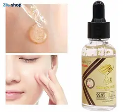 سرم کلاژن دار و ضد چروک صورت طلای ۲۴ عیار کیانسوتو QIANSOTO 24K GOLD SERUM - فروشگاه اینترنتی زیبا شاپ