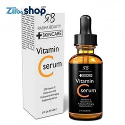 سرم مرطوب کننده و آبرسان صورت ویتامین سی رادا Vitamin C Serum Radha - فروشگاه اینترنتی زیبا شاپ