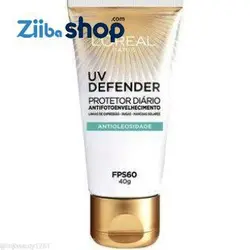 کرم ضد آفتاب چین وچروک بی رنگ لورآل UV Defender مرطوب کننده - فروشگاه اینترنتی زیبا شاپ