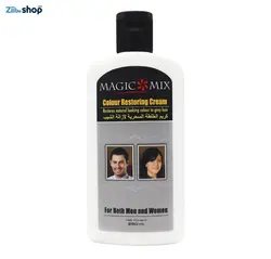 کرم مو رفع سفیدی مو مجیک میکس مدل Colour Restoring Cream حجم 250 میلی لیتر - فروشگاه اینترنتی زیبا شاپ
