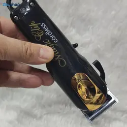 ماشین اصلاح سر و صورت وال مجیک کلیپ بی سیم بلک اند گلد Wahl Cordless Magic Clip Black and Gold 8148-100 - فروشگاه اینترنتی زیبا شاپ