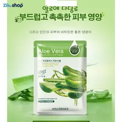 ماسک ورقه ای آبرسان صورت عصاره آلوئه ورا رورک - فروشگاه اینترنتی زیبا شاپ