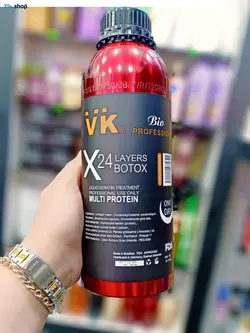 بوتاکس مو 24 لایه وی کی VK X24 LAYERS BOTOX حجم 1400 میل - فروشگاه اینترنتی زیبا شاپ