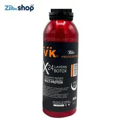 بوتاکس مو 24 لایه وی کی VK X24 LAYERS BOTOX حجم 1400 میل - فروشگاه اینترنتی زیبا شاپ
