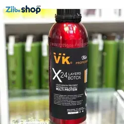 بوتاکس مو 24 لایه وی کی VK X24 LAYERS BOTOX حجم 1400 میل - فروشگاه اینترنتی زیبا شاپ