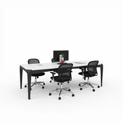 میز کنفرانس 4 نفره راما مدل لیبرا | فروشگاه آرک