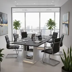 میز کنفرانس 6 نفره راما مدل لیتون | فروشگاه آرک