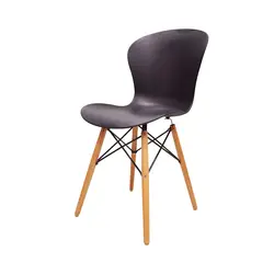 صندلی رستورانی پایه چوبی ایفلی بدون تشک ماهور | فروشگاه آرک