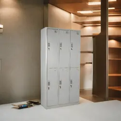 کمد بایگانی 6 درب رنگ کوره ای تولیدی آرک | فروشگاه آرک